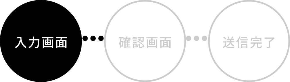 お問い合わせ　入力画面